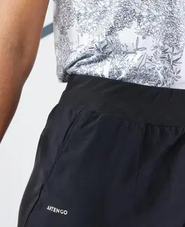 bedminton Dámske tenisové šortky Dry 500 čierne