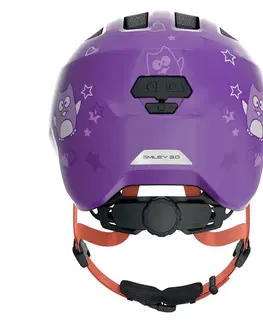 Helmy a prilby na in-line Detská cyklo prilba Abus Smiley 3.0 Purple Star - M (50-55)