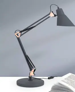 Stolové lampy na písací stôl Orion Stolná lampa Bachelor, trikrát nastaviteľná