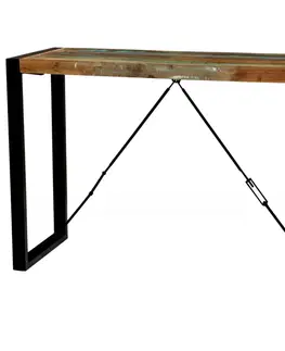 Konzolové stolíky Konzolový stolík Retro 110x76x40 recyklovaného mango