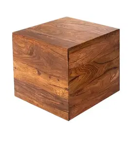 Konferenčné stolíky LuxD Dizajnové stolíky Timber kocky z masívneho dreva