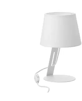 Lampy  Stolná lampa GRACIA 1xE27/60W/230V biela 