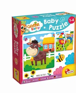 Hračky puzzle LISCIANIGIOCH - Carotina Baby, Mix Produktov