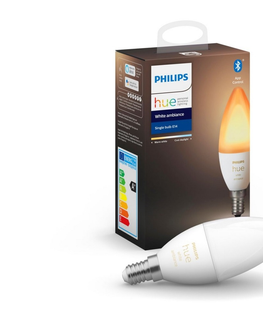 LED osvetlenie Philips LED Stmievateľná žiarovka Philips Hue WHITE B39 E14/5,2W/230V 2200K - 6500K 
