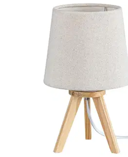 Lampy Rabalux Rabalux 2068 - Stolná lampa LYCHEE 1xE14/25W/230V béžová 