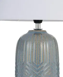 Stolové lampy Pauleen Pauleen Glowing Hug stolová lampa biela/sivo-modrá