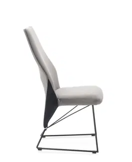 Jedálenské stoličky HALMAR K485 jedálenská stolička sivá / čierna