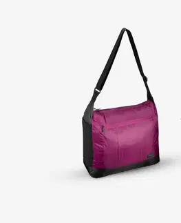 kemping Skladná cestovná taška Travel 15 l fialová