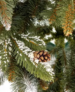 Vianočné stromčeky NABBI Christee 1 vianočný stromček 150 cm zelená / biela