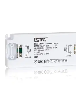 Napájacie zdroje s konštantným prúdom AcTEC AcTEC Slim LED budič CC 500mA, 12W