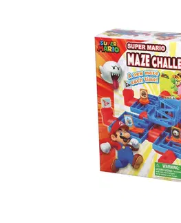 Hračky spoločenské hry pre deti SUPER MARIO - Maze Challenge