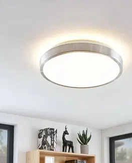 Stropné svietidlá Lindby Lindby Emelie stropné LED svietidlo okrúhle, 42 cm