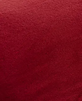 Prikrývky na spanie Jahu Fleecová deka UNI vínová, 150 x 200 cm