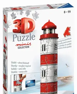 Hračky puzzle RAVENSBURGER - Mini budova - maják 54 dielikov