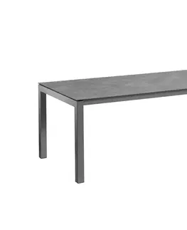Stoly Cubic HPL rozťahovací stôl antracit 210-270-330 cm