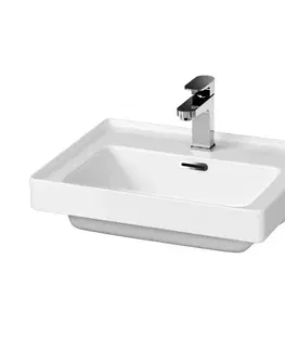 Kúpeľňa CERSANIT - SET B108 CREA 50, šedá matná (skrinka + umývadlo) S801-282