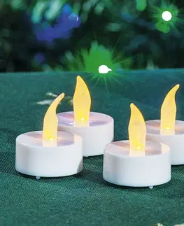 Vianočné dekorácie Sada LED sviečok Flicker, 4 ks