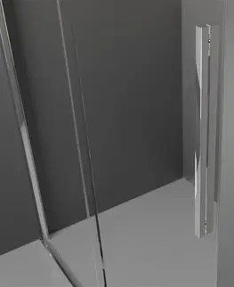 Sprchovacie kúty MEXEN/S - Velar Obdĺžnikový sprchovací kút 90 x 70, transparent, chróm 871-090-070-01-01