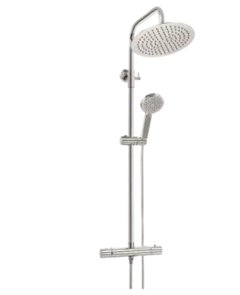 Sprchy a sprchové panely INVENA - Sprchový stĺp s termostatickou batériou IMOLA EXE AU-11-001-Q