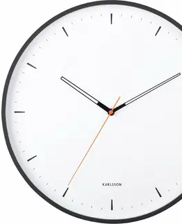 Hodiny Karlsson 5940BK dizajnové nástenné hodiny 40 cm