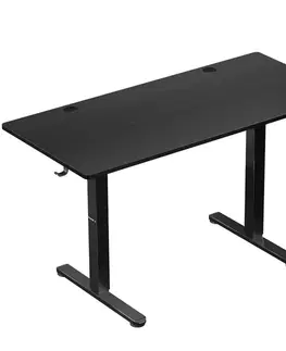Moderné kancelárske stoly Písací stolík s elektrickým regulovaním výšky HZ-Hero 8.2 black