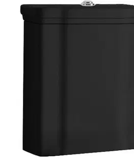 Kúpeľňa KERASAN - WALDORF nádržka k WC kombi, čierna mat 418131