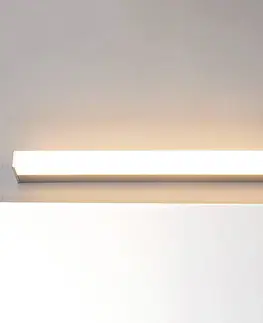 Nástenné svietidlá Lindby Kúpeľňové zrkadlové LED Philippa hranaté 58,8cm