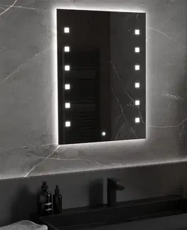 Kúpeľňa MEXEN - Ner zrkadlo s osvetlením 60 x 80 cm, LED 600 9809-060-080-611-00
