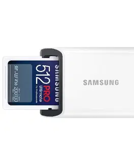 Pamäťové karty Samsung SDXC 512 GB PRO Ultimate + USB adaptér