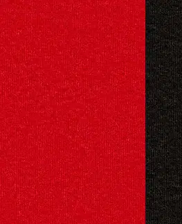 Pohovky NABBI Arco P rozkladacia pohovka červená / čierna