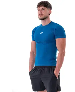 Pánske tričká Pánske funkčné tričko Nebbia 324 blue - M