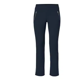 Pants Strečové nohavice s lampasovými prúžkami a dĺžkou po členky