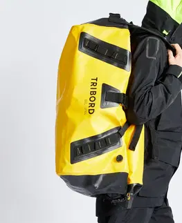 vodné športy Nepremokavá taška 60 l žlto-čierna