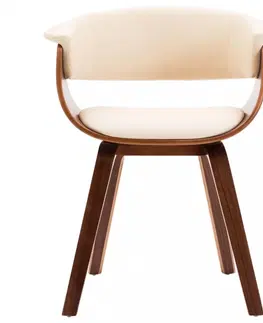 Jedálenské zostavy Jedálenská stolička ohýbané drevo Dekorhome Sivá