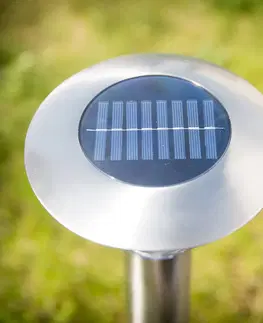 Solárne lampy Lindby Svetlo s hrotom do zeme Jolin s LED solárne