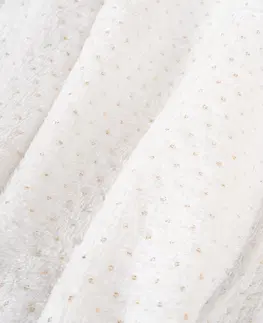 Prikrývky na spanie Deka Dots biela, 150 x 125 cm