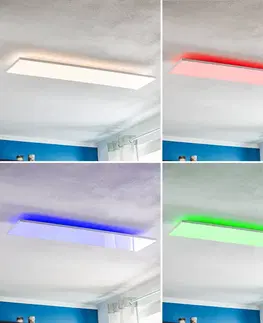 SmartHome stropné svietidlá tint Müller Licht tint LED panel Aris 120 x 30 cm RGBW