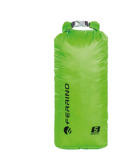 Vodácke vrecia Ultraľahký vodotesný vak Ferrino Drylite 5l zelená