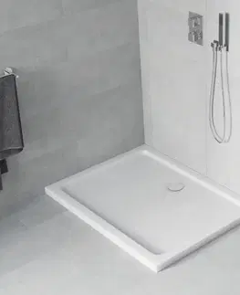 Vane MEXEN - sprchová vanička obdĺžniková 80x70, biela 40107080