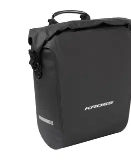 Cyklistické tašky Zadná nosičová taška Kross Aqua Stop Rear Pannier Bag Handle