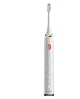 Elektrické zubné kefky Concept ZK5000 sonická zubná kefka s cestovním puzdrom PERFECT SMILE, biela
