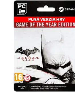 Hry na PC Batman: Arkham City (Game of the Year Edition) [Steam]