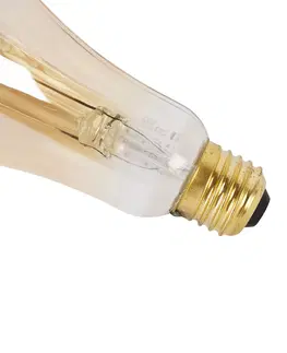 Ziarovky E27 stmievateľná LED lampa PS160 zlatá 6W 340 lm 1800K