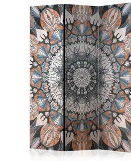 Paravány Paraván Hetman Mandala Dekorhome 135x172 cm (3-dielny)