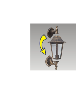Záhradné lampy Prezent Vonkajšie nástenné svietidlo CAPRI 1xE27/60W/230V 