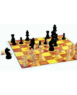 Spoločenské hry Detoa Spoločenská hra Šach, drevené figúrky, 37 x 22 x 4 cm