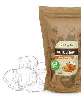 Ketodiéta Protein & Co. Ketoshake – proteínový diétny koktail Váha: 1 000 g, Zvoľ príchuť: Salted caramel