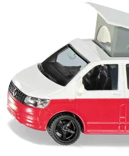 Hračky - autíčka SIKU - Super - VW T6 California s pohyblivou strechou a príslušenstvom