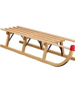 Detské boby a sane VT-SPORT sane drevené Davos Traditional dĺžka 90 cm