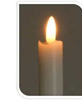 Vianočné dekorácie Sada LED sviečok Dinner candle 2 ks, 2,5 x 24 cm